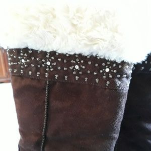 American Eagle Faux Fur Boots